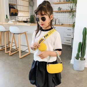 Candy Color Crossbody Bags for Kids Girls